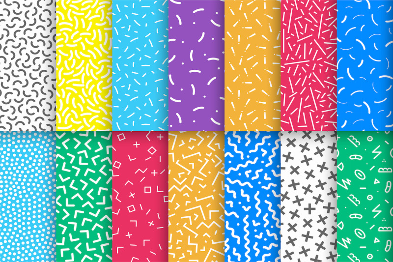 colorful-trendy-seamless-patterns