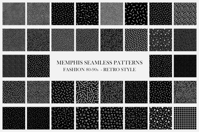 dark-trendy-seamless-vector-patterns