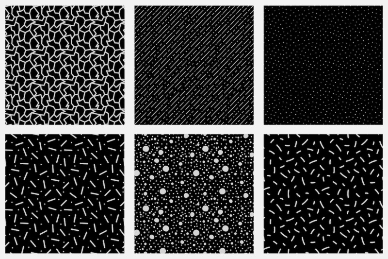dark-trendy-seamless-vector-patterns