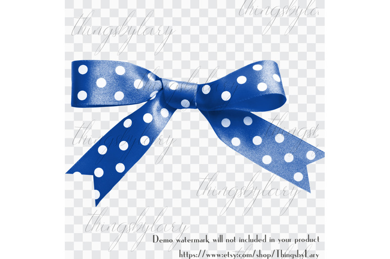 254-realistic-polka-dot-bows-card-making-digital-images