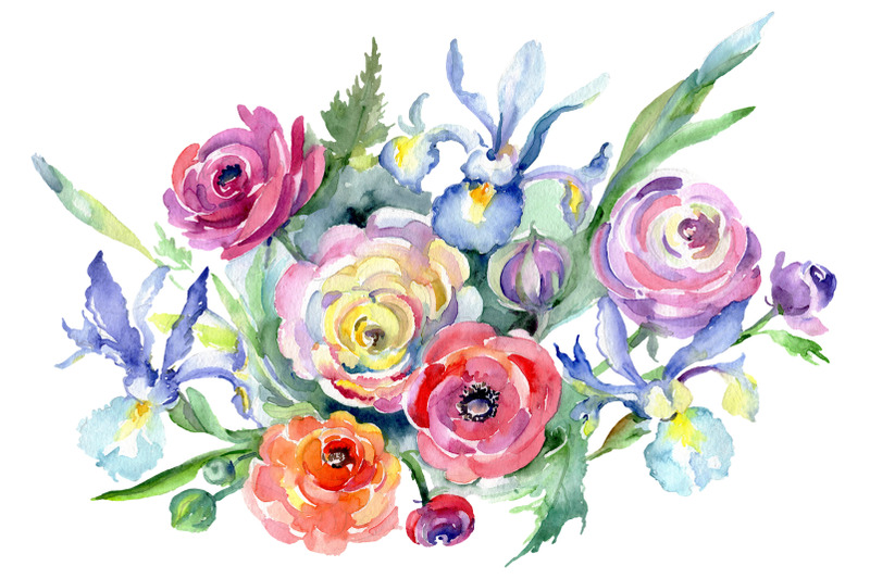 bouquet-marseille-watercolor-png