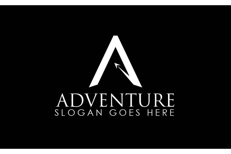 A Letter Adventure Logo Design Template By Graphics Ninja Thehungryjpeg Com
