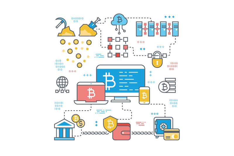 blockchain-and-internet-cryptocurrency-transaction-bitcoin-stock-mark