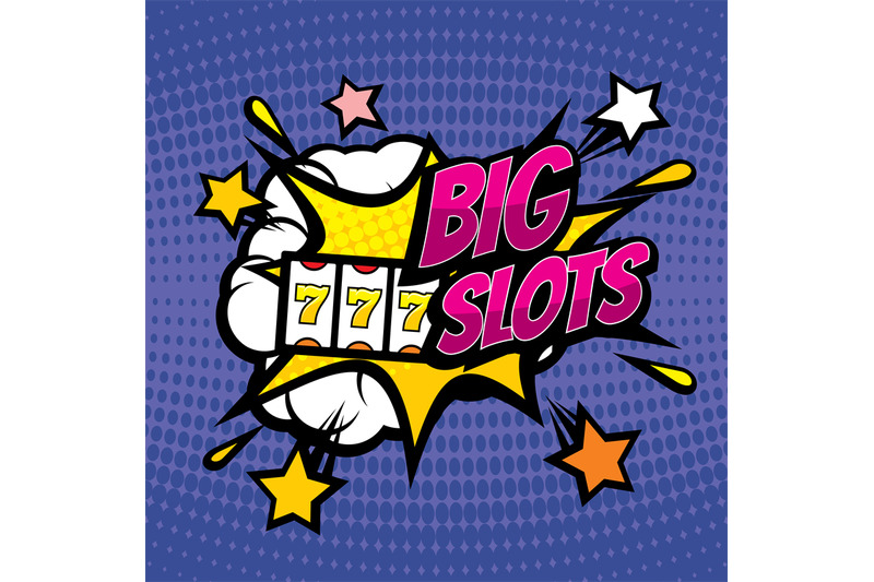 big-slots-retro-casino-gambling-vector-background-in-pop-art-comic-sty