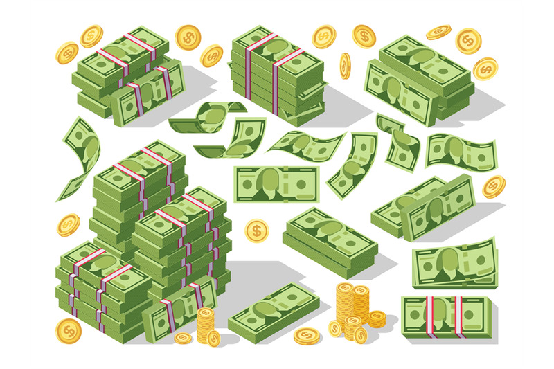 various-money-bills-dollar-cash-paper-bank-notes-and-gold-coins-vector