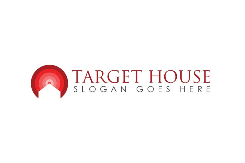 target-house-logo-design-template