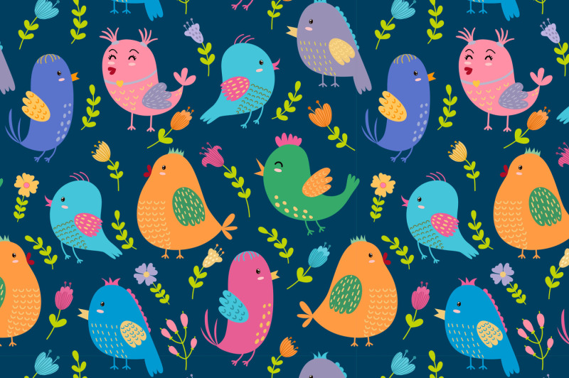 cute-birdies-patterns-amp-clipart