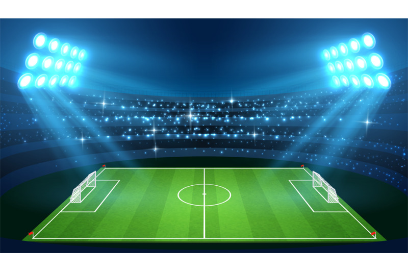 soccer-stadium-with-empty-football-field-and-spotlights-vector-illustr