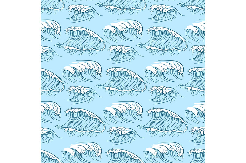 hand-drawn-ocean-waves-seamless-pattern