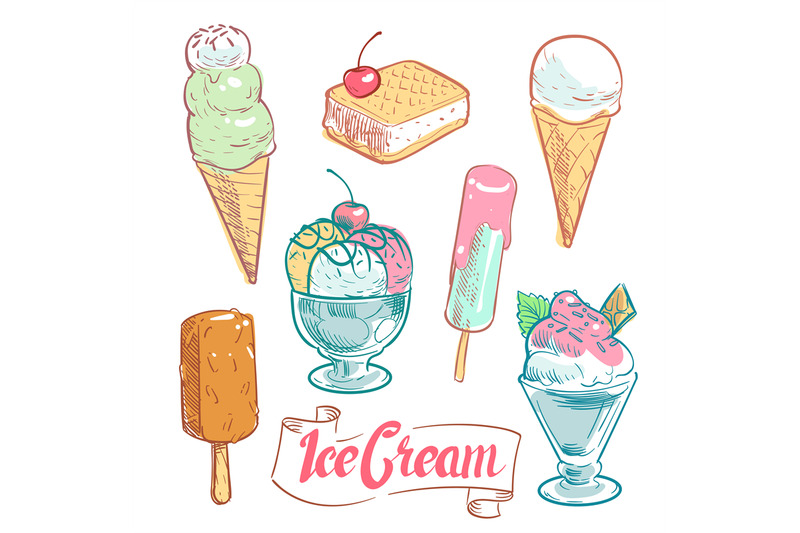 hand-drawn-ice-cream-set-isolated-on-white-background