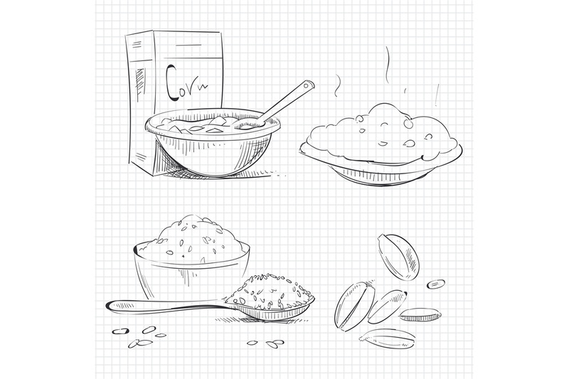 sketch-of-popular-breakfast