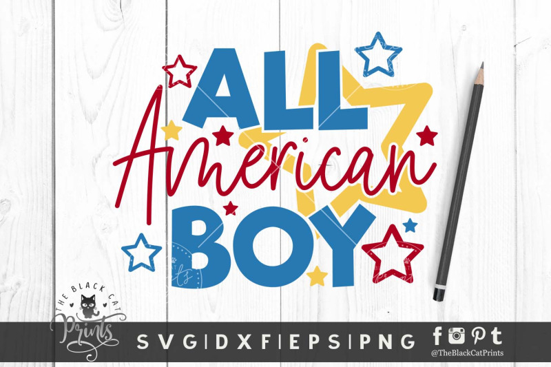 all-american-boy-svg-dxf-eps-png