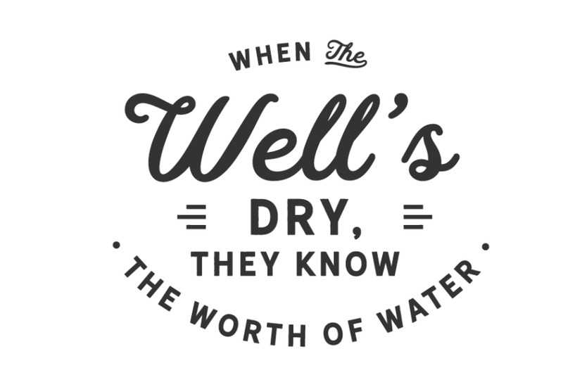 when-the-well-039-s-dry-they-know-the-worth-of-water