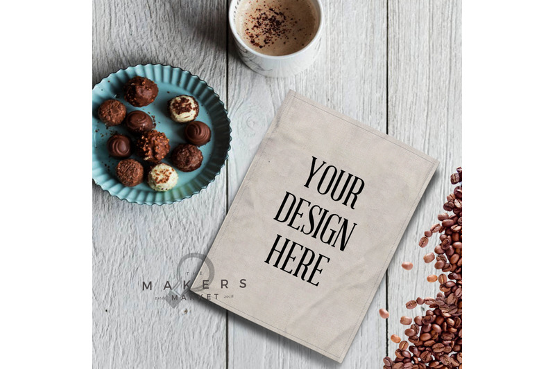 Download Tea Towel Mockup/ Styled Tea Towel Photo/ Kitchen Design/ Product Mock By The Makers Market ...