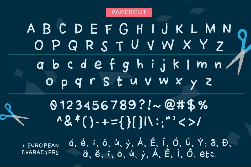 papercut-font