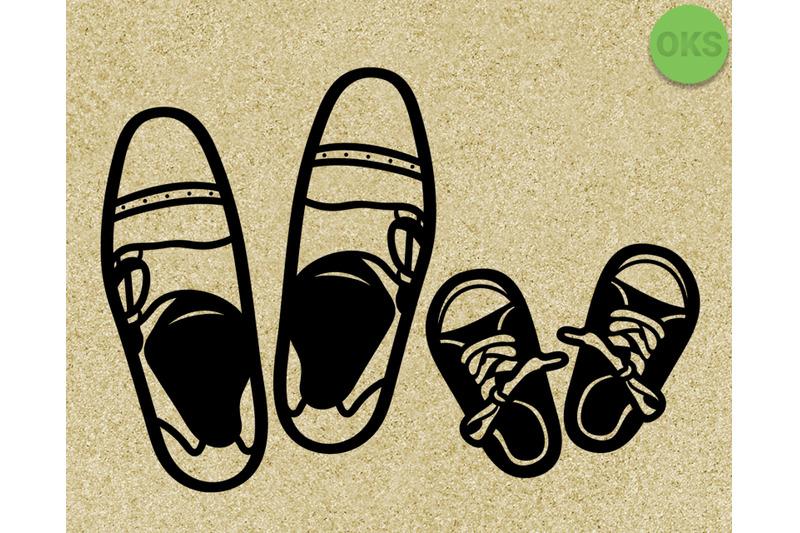 father-and-son-shoes-svg-dxf-vector-eps-clipart-cricut-download