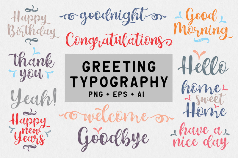 greeting-typography