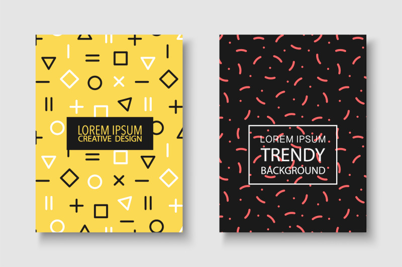 memphis-trendy-abstract-brochures
