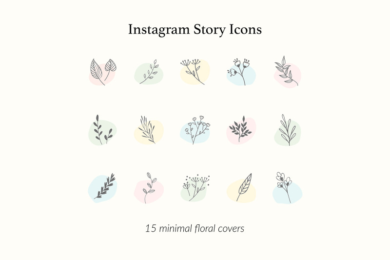 botanical-instagram-story-icons