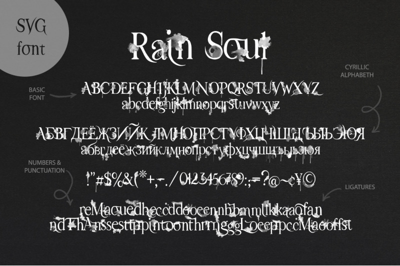 rain-soul-svg-font