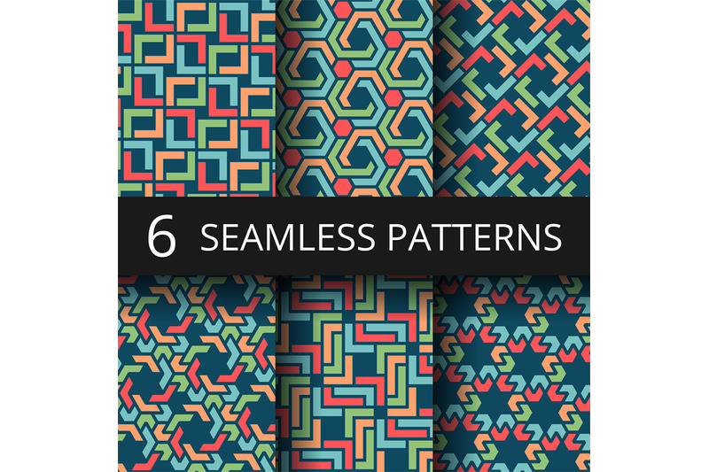 arabic-moroccan-color-seamless-patterns-eastern-decoration-repeat-vec