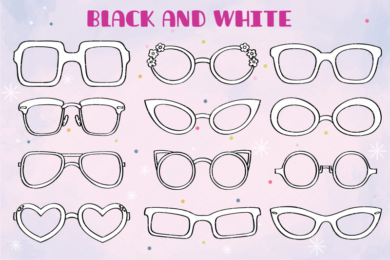 glasses-nerd-frames-eye-wear-sunglasses-hand-drawn-shades