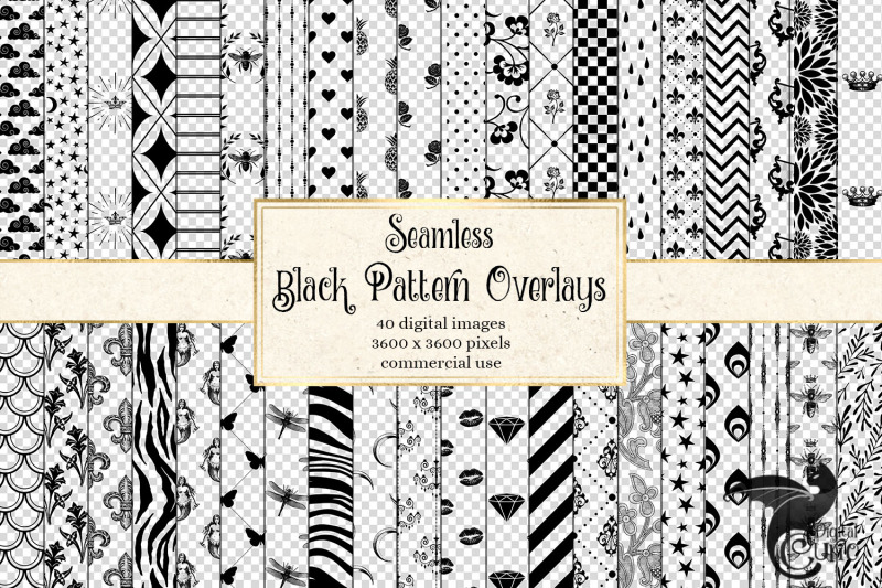 black-pattern-overlays
