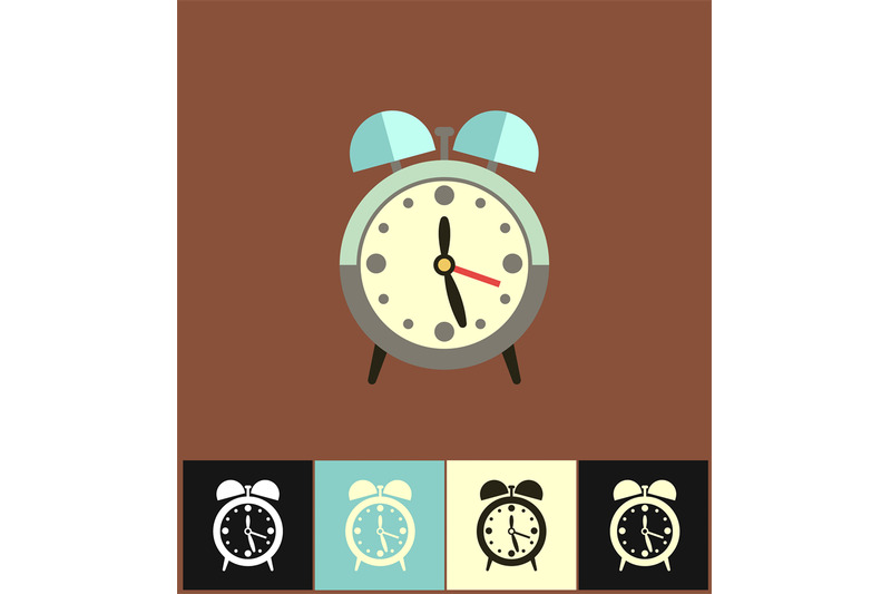 clock-icon-flat-vector-illustration-on-different-colored-backgrounds