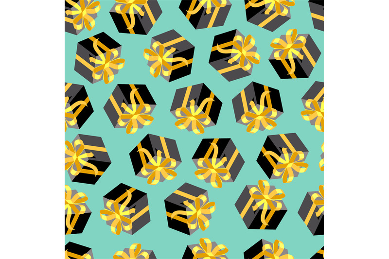 seamless-pattern-with-black-giftboxes-flat-style-vector-illustration