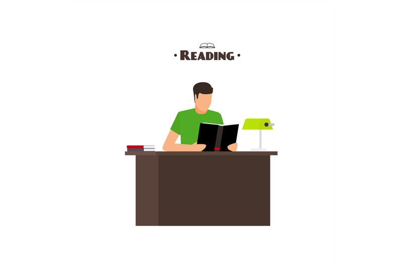 reading-books-flat-style-concept