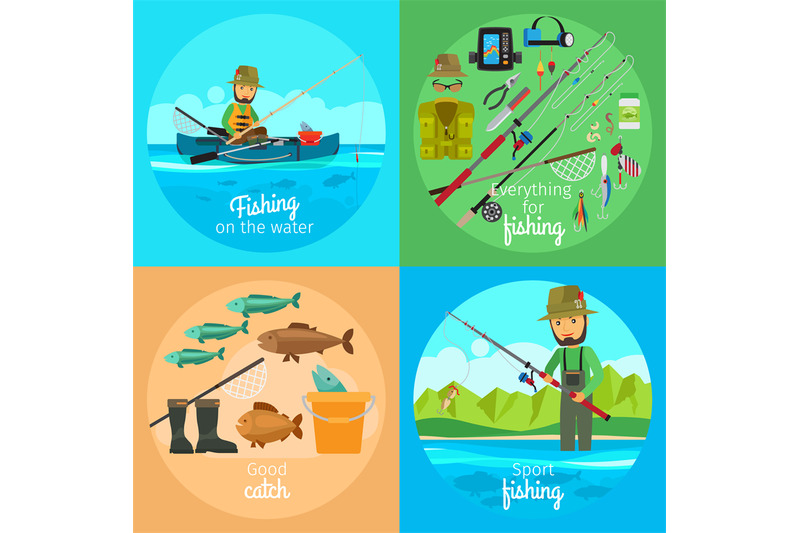 fishing-vector-concept