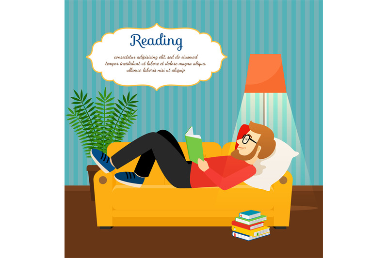 young-man-reading-book-on-sofa