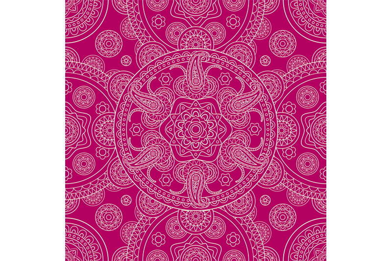pink-ethnic-ornate-boho-doodle-seamless-pattern