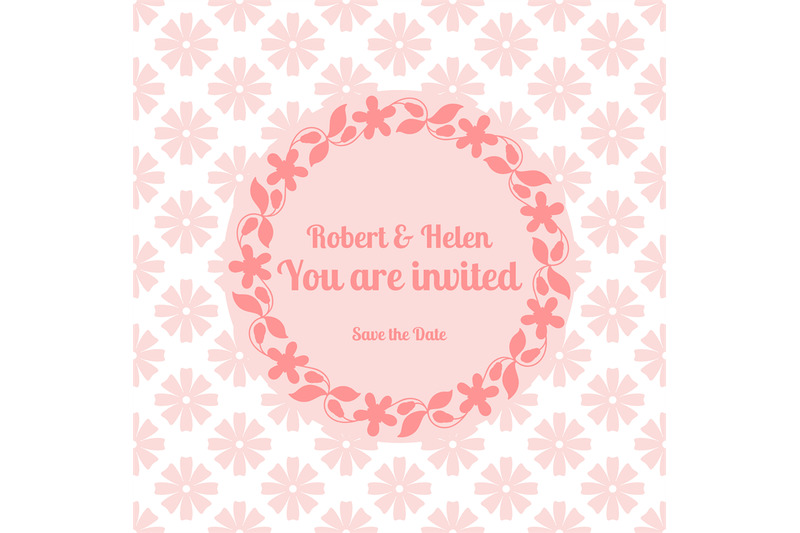 wedding-card-template-with-floral-frame