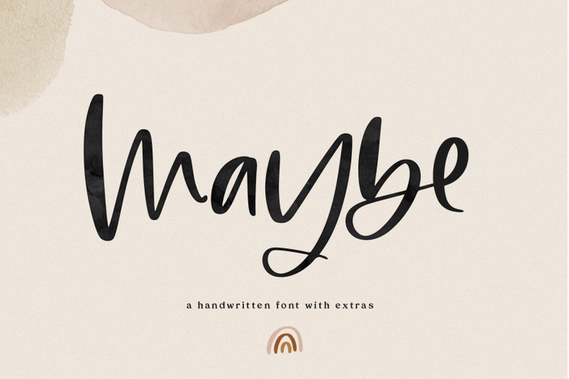 maybe-handwritten-script-font-with-doodles