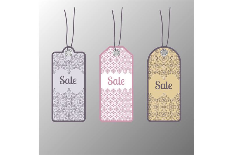 price-tags-label-floral-design