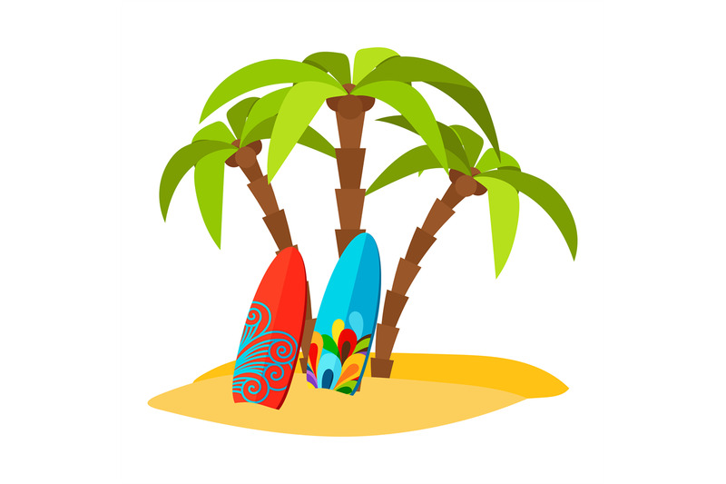 surfing-pacific-beach-vector-flat-print