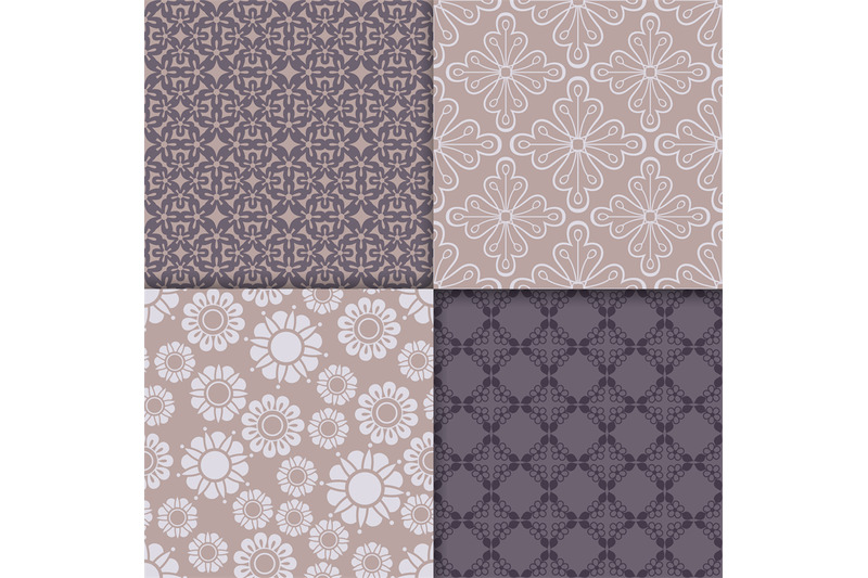 violet-and-serenity-geometric-pattern-set