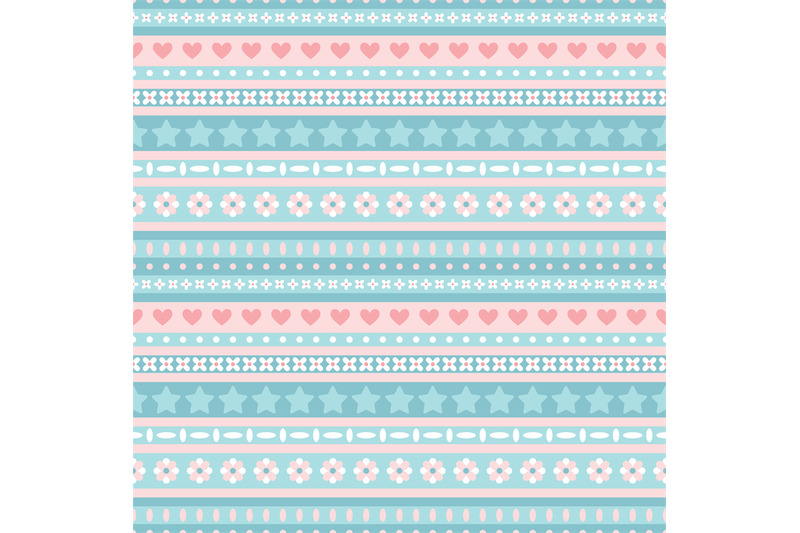 seamless-blue-and-pink-tribal-pattern