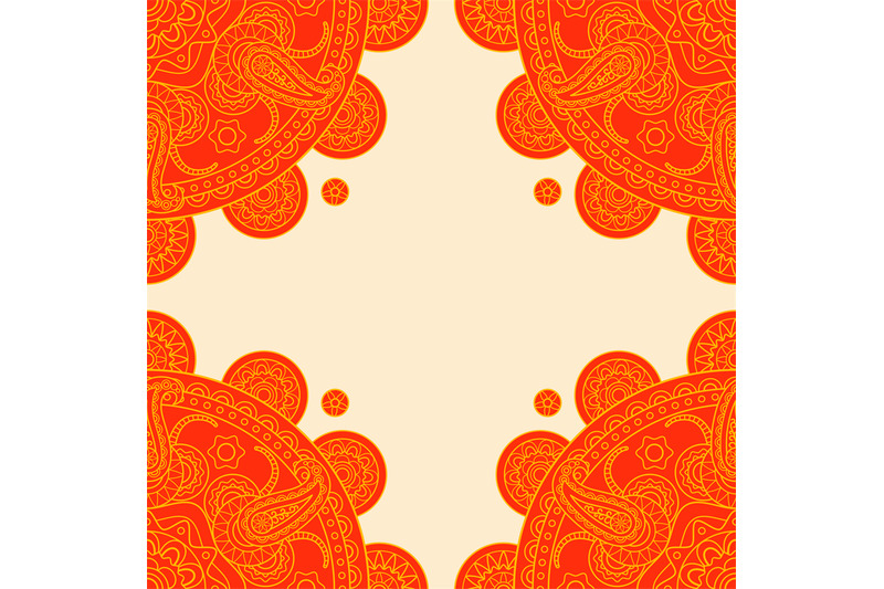 bright-orange-indian-paisley-frame