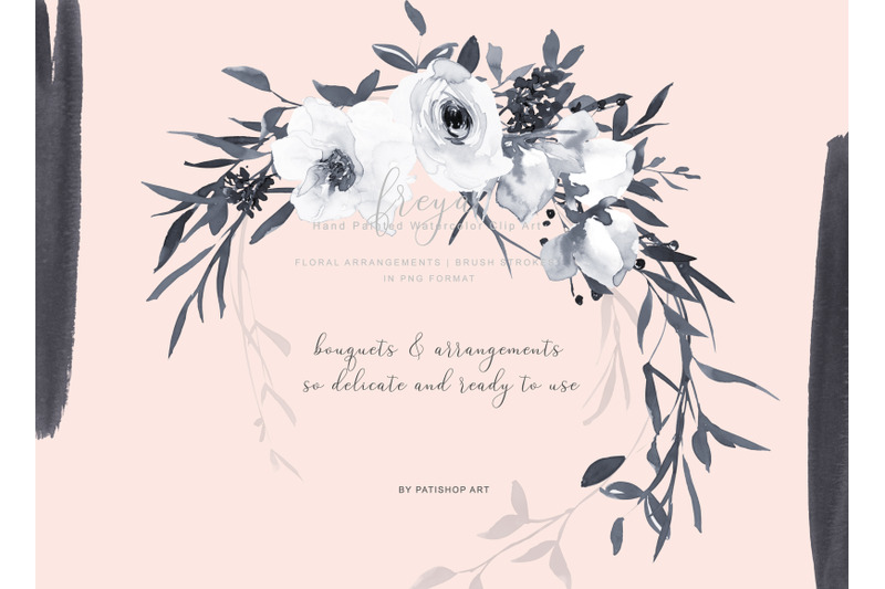 elegant-gray-amp-white-rose-bouquet-clipart