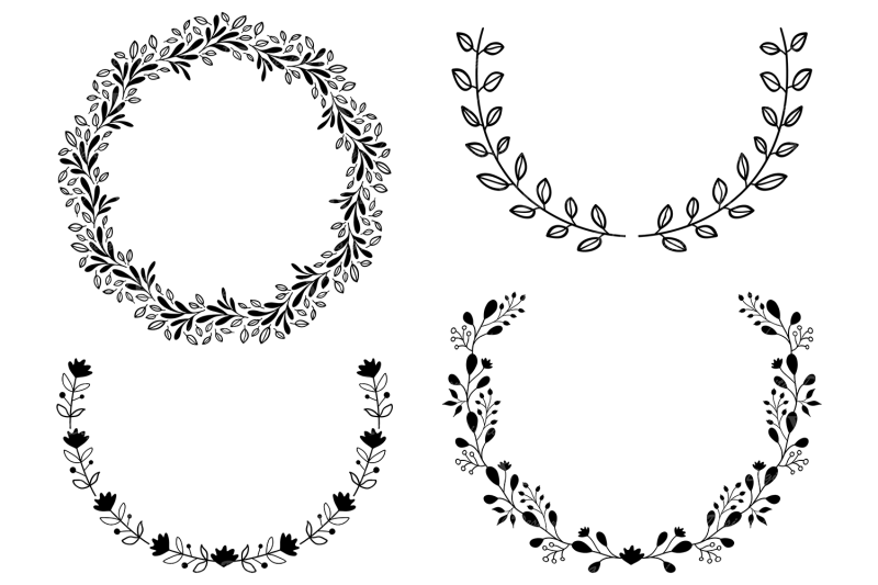 hand-drawn-wreaths-laurels-and-design-elements-vector-clipart