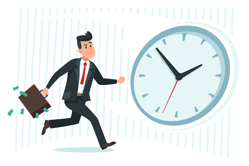 businessman-against-time-busy-business-worker-catching-up-watch-clock