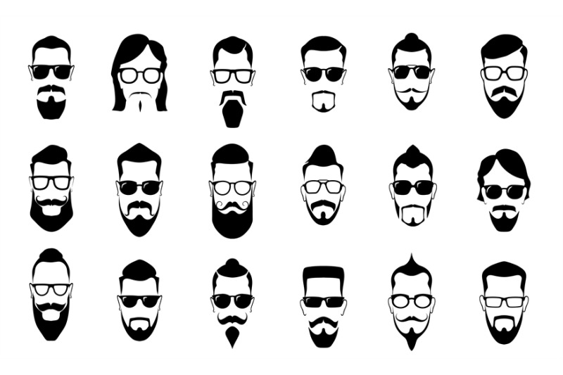 male-moustache-beard-and-haircut-vintage-moustaches-silhouettes-man