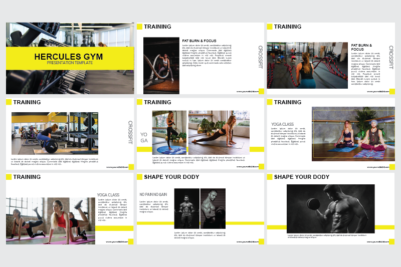 gym-power-point-template