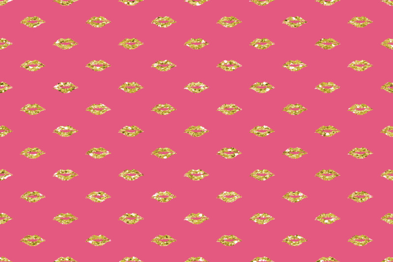 hot-pink-glitter-digital-papers-geometric-patterns
