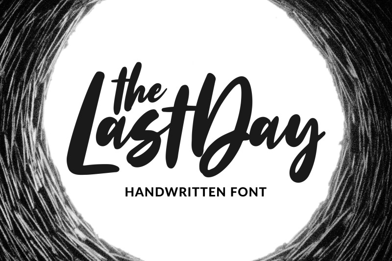 the-last-day-handwritten-font