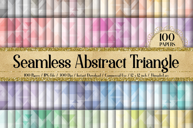 100-seamless-abstract-triangle-shape-geometric-digital-papers