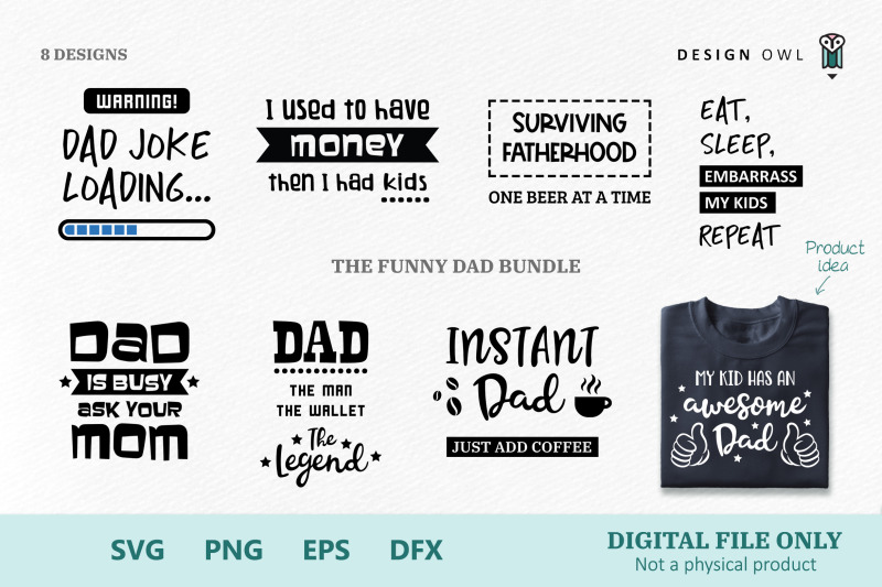 the-funny-dad-bundle-svg-files