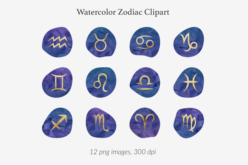 watercolor-amp-gold-zodiac-signs